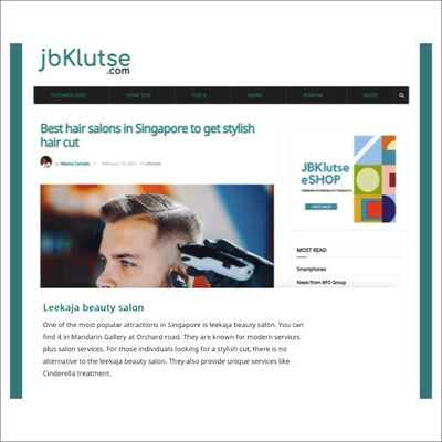 JBKlutse: Best hair salons in Singapore to get stylish hair cut