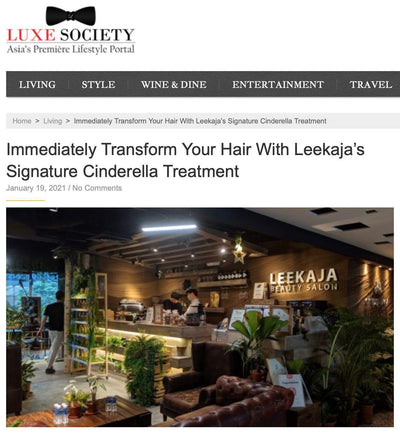 Luxe Society - Immediately Transform Your Hair With Leekaja's Signature Cinderella Treatment