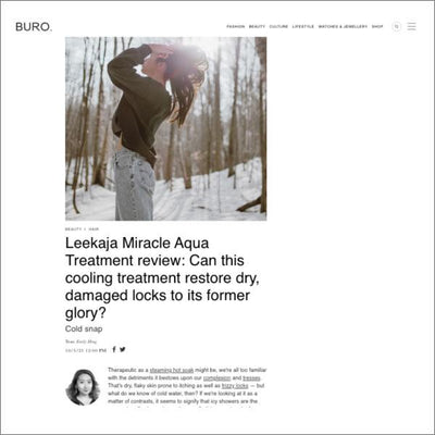 Buro 24/7 - Leekaja Miracle Aqua Treatment review: Can this cooling treatment restore dry, damaged locks to its former glory?